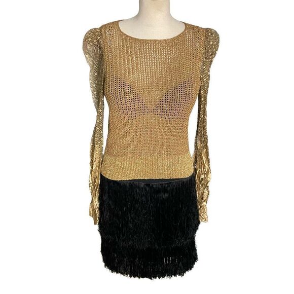 Amen wardy gold sweater “In this world you need a to be a little frivolous.” - Picture 1 of 16